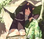  animal_ears cat_ears chinchickrin closed_eyes long_sleeves lowres original sleeping solo 