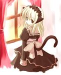  animal_ears cat_ears gothic gothic_lolita lolita_fashion long_sleeves original sakura_mikan_(chirizakura) solo tail 