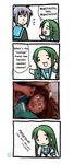  4koma artist_request censored cheese churuya comic cosplay cum food hard_translated kita_high_school_uniform live_action mosaic_censoring multiple_girls nagato_yuki nyoro~n parody penis school_uniform smoked_cheese suzumiya_haruhi_no_yuuutsu translated 