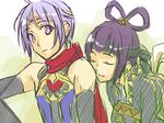  1girl couple freyjadour_falenas gensou_suikoden gensou_suikoden_v hetero lowres miakis puramairain 