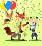  2019 anthro canid canine disney female fennec finnick fox fur judy_hopps lagomorph male mammal nick_wilde rabbit skeletonguys-and-ragdolls zootopia 