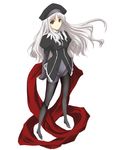  bangs caren_hortensia fate/hollow_ataraxia fate/stay_night fate_(series) layered_sleeves long_sleeves pantyhose satomi shroud_of_magdalene solo white_hair 