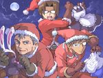  animal_ears belt belt_buckle bobblehat brown_hair buckle bunny_ears christmas cloud cowboy_shot fake_animal_ears full_moon fur_trim glasses hat hidden_eyes higurashi_no_naku_koro_ni holding irie_kyousuke kurogarasu long_sleeves looking_at_viewer lowres male_focus moon multiple_boys night night_sky oekaki one_eye_covered ooishi_kuraudo opaque_glasses pom_pom_(clothes) sack santa_costume santa_hat sky star_(sky) starry_sky tomitake_jirou upper_body 