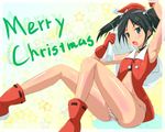  christmas francesca_lucchini panties strike_witches striped_panties underwear 