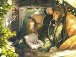  book bow chair child couch flower food fruit gothic gothic_lolita lolita_fashion long_hair original reading revision rose simosi sleepy solo squirrel 