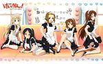  akiyama_mio garter hirasawa_yui k-on! kotobuki_tsumugi maid tainaka_ritsu yamanaka_sawako 