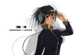  adjusting_hair beyerdynamic hand_to_head headphone_+_musume headphones long_sleeves looking_at_viewer original otakubeam popped_collar smile solo wallpaper 