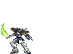  animated_gif artist_request beam_scythe full_body game_sprite gundam gundam_deathscythe gundam_wing lowres mecha no_humans pixel_art robot scythe transparent_background uppercut 