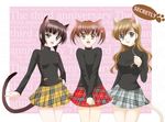  animal_ears cat_ears fukuzawa_yumi long_sleeves maria-sama_ga_miteru multiple_girls shimazu_yoshino sinko tail toudou_shimako 