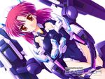  crueltear mecha_musume pink_hair red_eyes s_nyaau solo thighhighs trigger_heart_exelica 