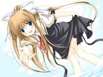  air blonde_hair cross kamio_misuzu latin_cross long_hair patoto ponytail ribbon solo very_long_hair 