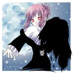  artist_request bangs chikage_(sister_princess) lowres purple_hair sister_princess solo wings 