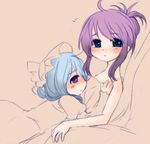  aria_(sister_princess) artist_request blue_hair chikage_(sister_princess) lowres multiple_girls purple_hair sister_princess 