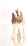  animal_ears barefoot bunny_ears feet jirou_(chekoro) original solo toes u-tan 