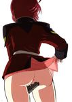  anus artist_request ass belt duplicate from_behind gun gun_in_pussy gundam gundam_seed gundam_seed_destiny lunamaria_hawke masturbation military military_uniform no_panties pink_skirt pussy red_hair short_hair skirt skirt_lift solo uncensored uniform weapon 