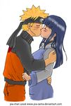  1girl blonde_hair couple hetero hyuuga_hinata kiss long_hair naruto_(series) naruto_shippuuden pia_gabriela uzumaki_naruto 