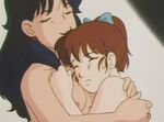  80s character_request cream_lemon hug mako_(sv) multiple_girls oldschool screencap super_virgin yuri 