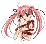  lowres naked_ribbon original ribbon sinko solo twintails valentine 