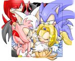  3girls amy_rose cum cum_in_mouth erosuke fellatio furry group_sex hetero knuckles_the_echidna lick licking miles_prower multiple_boys multiple_girls oral orgy rouge_the_bat sex shadow_the_hedgehog sonic sonic_the_hedgehog sweat tikal_the_echidna 