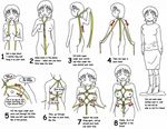  artist_request bdsm bondage bound crotch_rope diagram how_to multiple_views nude original rope self_bondage shibari 