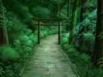  copyright_request forest nature no_humans scenery still_life torii tree 