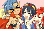  kamina lucky_star simon tengen_toppa_gurren-lagann tengen_toppa_gurren_lagann viral yoko_littner yoko_ritona 