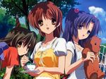  clannad furukawa_nagisa ibuki_fuuko ichinose_kotomi jpeg_artifacts 