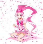  boots bow choker cure_blossom hanasaki_tsubomi heartcatch_precure! knee_boots magical_girl pink pink_bow pink_choker pink_hair ponytail precure solo yokoshima_(euphoria) 