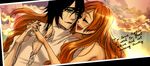  arrancar bleach cloud couple espada hand_holding holding_hands hollow inoue_orihime photo smile ulquiorra_cifer ulquiorra_schiffer 