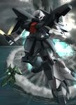  energy_sword gundam gundam_zz mecha no_humans raybar sword weapon zaku zaku_iii 