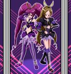  cure_melody cure_rhythm dark_persona empty_eyes houjou_hibiki magical_girl midriff minamino_kanade navel precure pretty_cure suite_precure suite_pretty_cure 