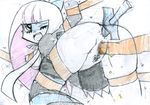  anal censored deep insertion object_insertion panty_&amp;_stocking_with_garterbelt sketch stocking_(character) stocking_(psg) stripes_i_&amp;_ii vaginal 