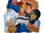  4boys hijikata_raiden inazuma_eleven inazuma_eleven_(series) inomata64 izuno_yuu male male_focus multiple_boys someoka_ryuugo teres_tolue 