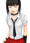  abigail_sciuto black_hair gloves grey_eyes ichika_(candy_house) long_hair ncis necktie skirt solo twintails 