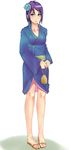  ichihisa japanese_clothes kimono kojiroad konan naruto pixiv_thumbnail resized simple_background smile solo 