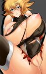  amano_mokuzu artist_request blush breasts censored huge_breasts igawa_sakura nipples puffy_nipples pussy taimanin_asagi umino_mokuzu_(a4_size) 
