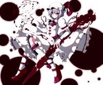  blood garter_belt hat kinou_no_shika mary_janes remilia_scarlet shoes solo spear_the_gungnir touhou 