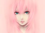  aqua_eyes bad_id bad_pixiv_id blending face lips long_hair megurine_luka pink pink_hair ririneko solo vocaloid 