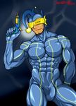  abs chest lanturn lowres male male_focus muscle pecs pokemon solo 