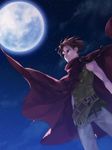  cloak dutch_angle fire_emblem fire_emblem:_rekka_no_ken full_moon kaito_(sawayakasawaday) male_focus matthew moon night night_sky sky solo standing 