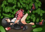  1girl ass black_hair boots butt_crack defeated elbow_gloves erect_nipples eyes_closed female final_fantasy final_fantasy_vii fingerless_gloves gloves imminent_rape legs_held_open long_hair lying malboro midriff miniskirt monster rape shamanwer skirt sleeping tank_top tanktop tifa_lockhart you_gonna_get_raped 