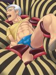  atlus boy_rape licking male male_focus monster monster_on_male muscle persona persona_3 rape saliva sanada_akihiko shin_megami_tensei solo speedo swim_briefs tongue underwear 