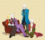  3boys angry baby couple dante_(devil_may_cry) devil_may_cry eva_(devil_may_cry) family heart hetero highres multiple_boys sparda vergil 