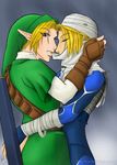  bandaged_chest couple link ocarina_of_time reverse_trap sheik the_legend_of_zelda yaoi 