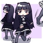  black_hair blush_stickers gokou_ruri gothic_lolita hairband lolita_fashion long_hair moja_(gibson) mole mole_under_eye open_mouth ore_no_imouto_ga_konna_ni_kawaii_wake_ga_nai pantyhose purple_eyes red_eyes 