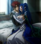  blue_hair breasts claugh_klom densetsu_no_yuusha_no_densetsu highres noa_ehn stitched 