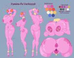 2024 2_antennae 3_fingers anklet antennae_(anatomy) antennae_ring anthro anus areola armless arms_bent arthropod barbell_piercing belly bent_arm big_areola big_breasts big_butt big_eyes big_nipples biped blue_background bracelet breast_squeeze breasts butt character_name compound_eyes digit_ring digital_drawing_(artwork) digital_media_(artwork) digitigrade ear_piercing ear_ring english_text eyelashes fan_character female fingers gaping gaping_pussy gem genital_piercing genitals glistening glistening_anus glistening_areola glistening_arms glistening_body glistening_breasts glistening_butt glistening_eyes glistening_legs glistening_lips glistening_neck_ring glistening_nipples gold_(metal) gold_anklet gold_bracelet gold_jewelry gold_neck_ring hand_behind_head hi_res huge_breasts image_comics insect invincible_(image_comics) jellypeenoddities jewelry legs_together light_areola light_body light_breasts light_nipples light_pussy lips long_legs looking_at_viewer model_sheet multiple_poses navel navel_piercing neck_ring necklace nipple_piercing nipples no_irises nude nude_anthro nude_female orange_eyes piercing pink_antennae pink_anus pink_areola pink_body pink_breasts pink_lips pink_nipples pink_pussy pink_text pose pressing_breasts_together puffy_anus puffy_areola pupils pussy pussy_piercing red_eyelashes ring_(jewelry) ring_piercing simple_background slightly_chubby slightly_chubby_anthro slightly_chubby_female solo sparkles squeezing standing text textured_background thick_lips thick_thighs thraxan unusual_pupils wide_hipped_anthro wide_hipped_female wide_hips