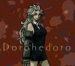  dorohedoro long_hair lowres noi_(dorohedoro) red_eyes shakushaku_(nikutama) solo 