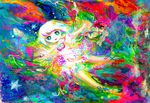  abstract bad_id bad_pixiv_id chikuwa_emil colorful dress highres original solo 