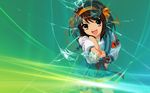  broken_glass glass kita_high_school_uniform school_uniform solo suzumiya_haruhi suzumiya_haruhi_no_yuuutsu wallpaper windows 